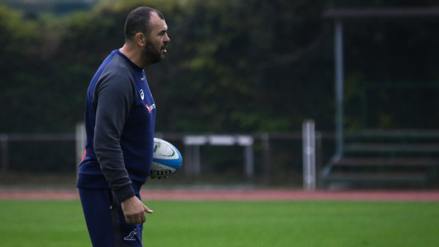 Familiar foe: Cheika is the underdog against his old mate from Randwick at Twickenham this weekend.