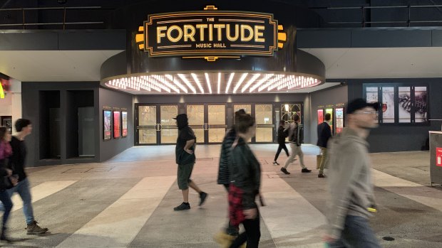 The Fortitude Music Hall one week before its official opening.