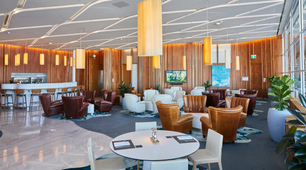 Virgin’s new Beyond Lounge in Sydney Airport.