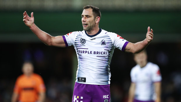 Cameron Smith will play on next year, but perhaps not in his customary No.9 jersey.
