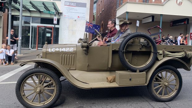 Veteran Ralph Edwards normally leads the Ipswich Anzac Day parade.