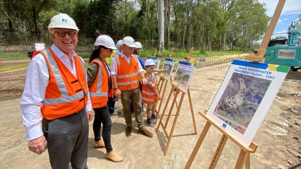 Nigel Chamier, left, the man who oversaw the restoration of City Hall, is now in charge of the $100 million restoration of Oxley Creek.