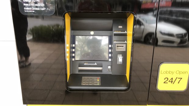 A power blackout in Sydney's inner-west left customers unable to withdraw money.