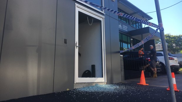 Police were investigating an incident at Woolloongabba where shots were fired at a CrossFit gym.