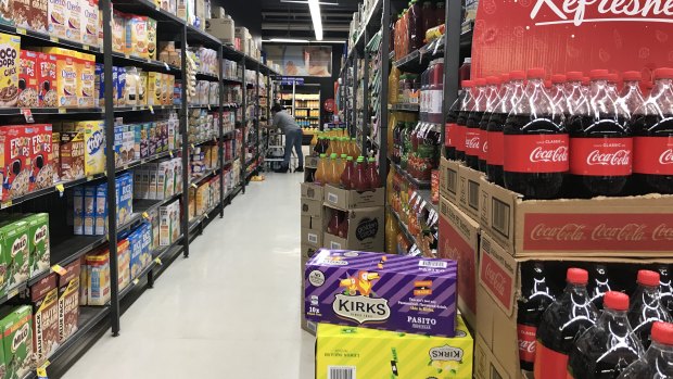 This well-stocked grocery store is the Supa IGA on Russell Island in Moreton Bay.