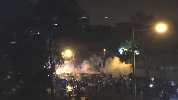 Tensions high: the police siege of student protesters at Hong Kong Polytechnic University.