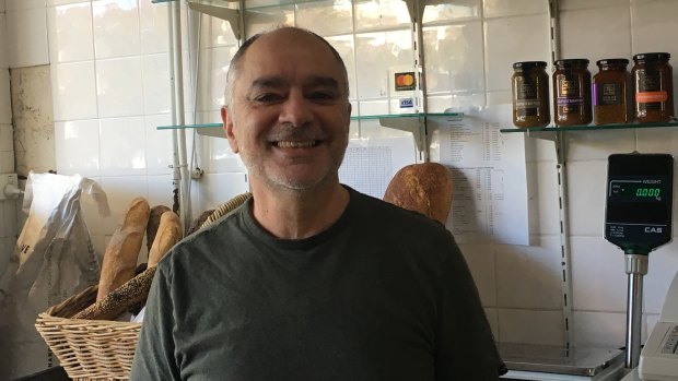 Nick Vanos, owner of The Deli Erskineville, supports the market.