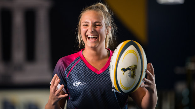 Kiara Meredith-Brown followed her father's footsteps into the Brumbies.