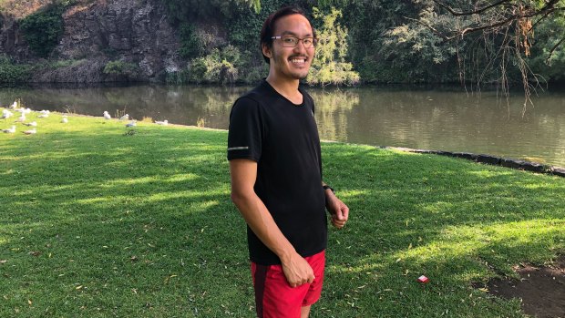 Jonathan Choong trekked from Footscray to Coburg for the Park Run event. 