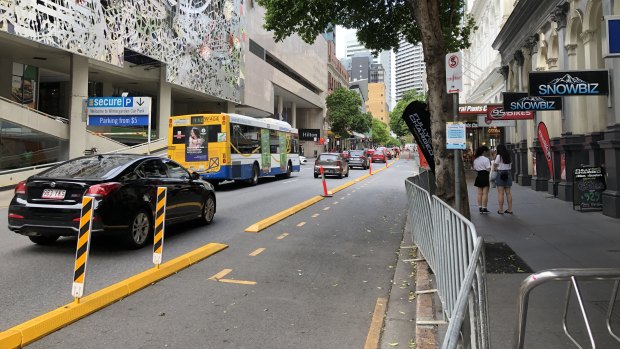 The separated bike lane will run the full length of Elizabeth Street as a key connection for cyclists commuting into the city.