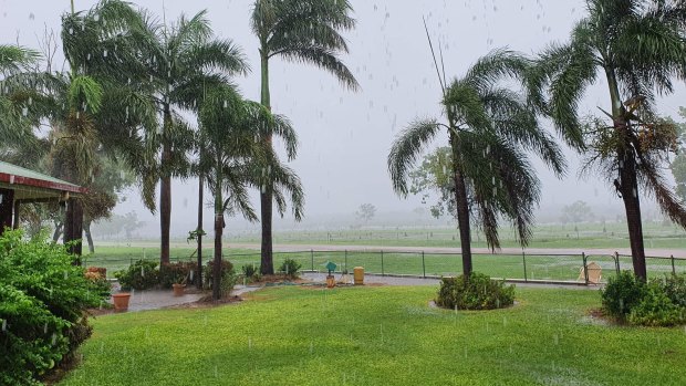 Tropical Cyclone Imogen aftermath in Rocky Creek near Georgetown, about 290 kilometres south-west of Cairns in far north Queensland.