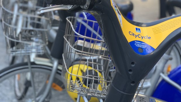 CityCycles are available across inner Brisbane.