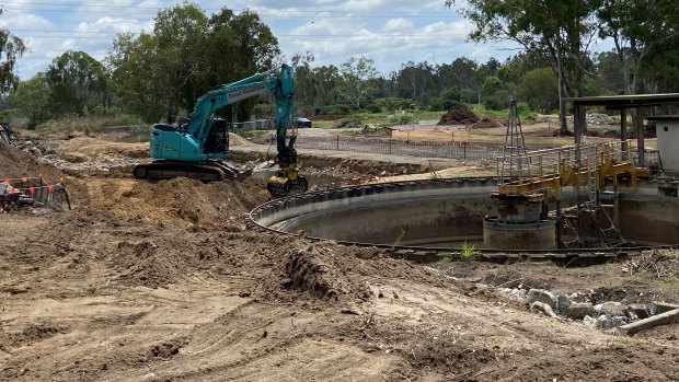 The old settling tanks of the Durack sewage treatment plant will be removed.