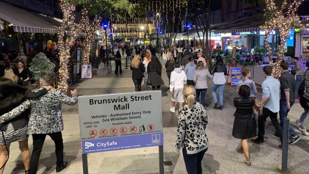 The nightlife was returning to Fortitude Valley as people become desperate to connect and get out of their homes.