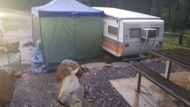 Police hope that anyone who was in the area at the time recognises Mr Crouch's campsite.