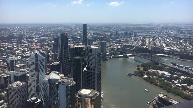 The view from the top of Skytower.