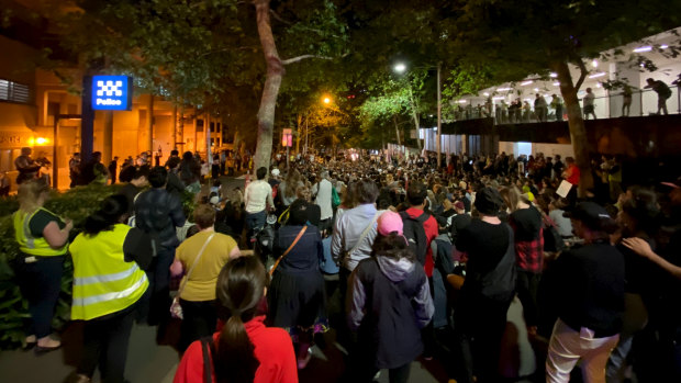 Protests in Sydney's CBD over the shooting of an Indigenous man in the Northern Territory.