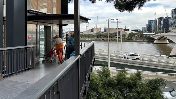 The lift near the North Quay terminal in Brisbane has been out of action for 73 days this year alone.