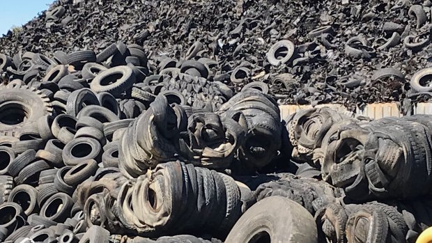 Far from recycling tyres in an environmentally sustainable way, some operators are stockpiling them, with no plan for their future.