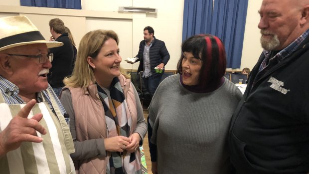 Rebekha Sharkie, second from left, led a grass-roots campaign in Mayo.