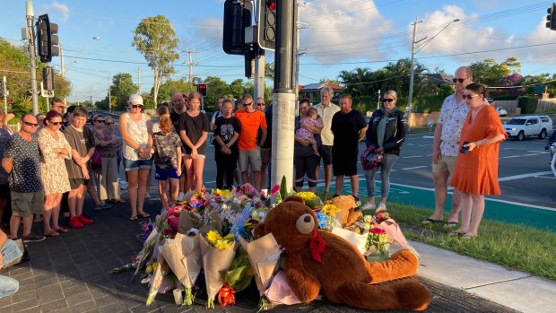A vigil was held at the intersection where the couple died.