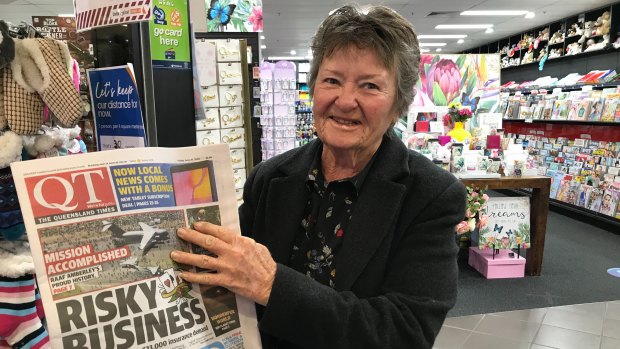 Long-term Queensland Times reader Maureen Anderson says the decision to close the newspaper is “shocking”. 