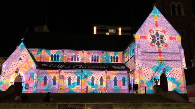 St George's Cathedral has been transformed into a festive wonderland.