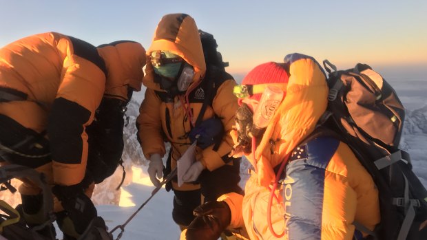 Alyssa Azar and her team successfully reached the summit of Mount Everest on May 19, 2018, almost two years to the day of her first summit.