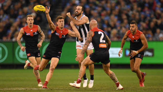 Collingwood's Steele Sidebottom was among the votes again.