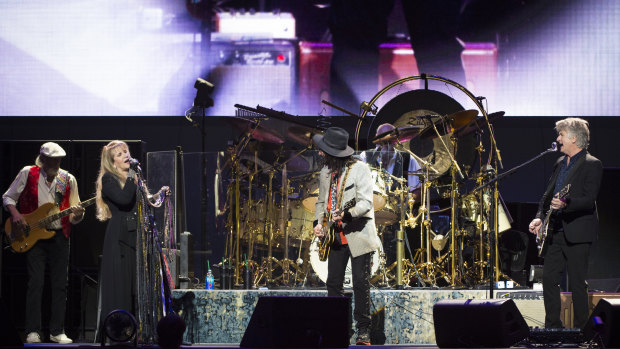 Neil Finn and  Mike Campbell joined Fleetwood Mac on their victory lap tour of the globe.