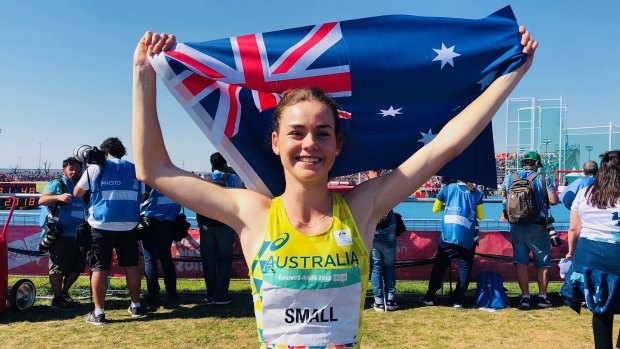 2018 was a massive year for Small, winning gold at the Youth Olympics and competing at the Commonwealth Games.