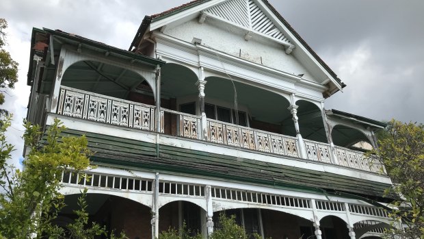 The heritage-listed Lamb House on Leopard Street at Kangaroo Point.