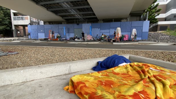 The Go Between Bridge has been a refuge for homeless people for years. 