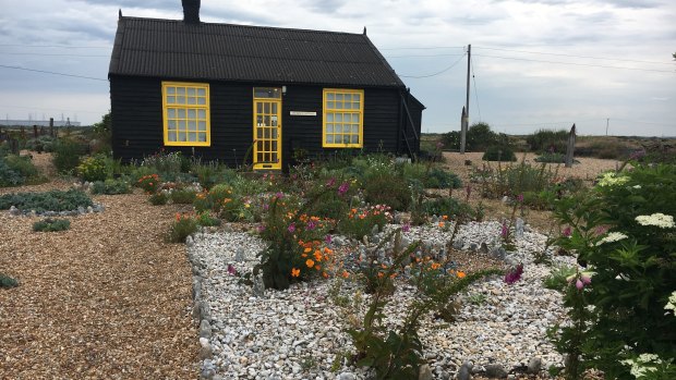 Derek Jarman's garden at Dungeness in Kent as it appeared close to 25 years after his death in 1994.