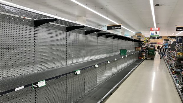 Empty toilet paper shelves in our supermarkets: Investors' scramble for greenbacks is the financial markets' version of the toilet paper caper.