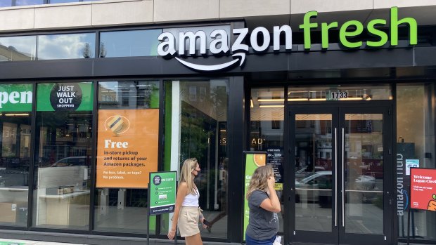 The recently-opened, checkout-free Amazon Fresh store in Washington DC offers a glimpse into the future of retail shopping. 