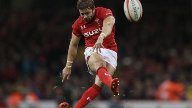 On target: Leigh Halfpenny has been selected for the Six Nations despite having not played since Wales' November win over Australia.
