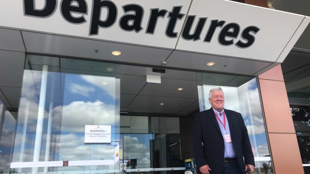 John Wagner at Toowoomba Wellcamp Airport.