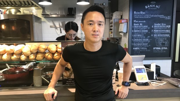 Melbourne expat Ryan Ching, owner of a sandwich chain in Hong Kong. 