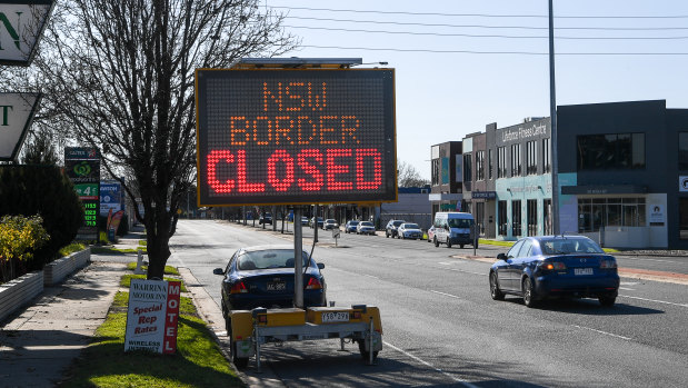 The NSW-Victoria border could be opened over the next month, the NSW Premier has flagged.
