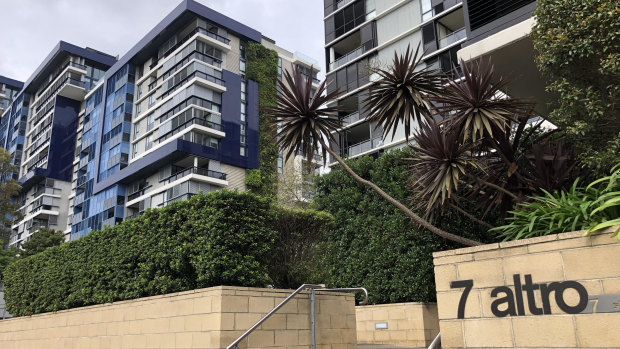 The Altro building in Camperdown’s City Quarter, where dogs are banned but owners can have a cat, bird or goldfish.