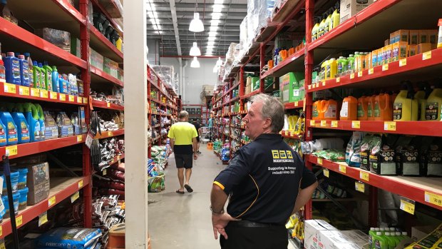 Queensland’s Chamber of Commerce and Industry says hardware stores, such as Bunnings in Brisbane's Rocklea, are seeing jobs growth.