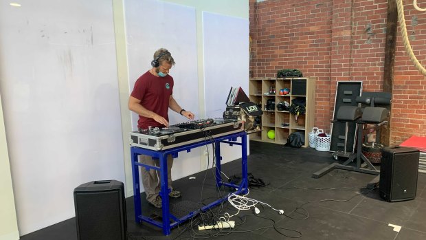 Electronic music kept fitness junkies pumped up at CreateFit gym at Southbank on Friday night.