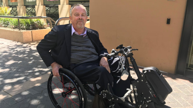 Michael Rabbit says he doesn't qualify for the NDIS.