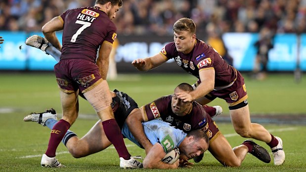 Queensland's defence aims up in game one.