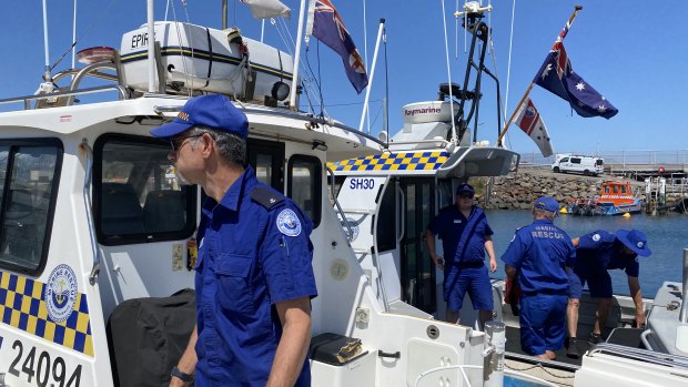 Marine Rescue NSW searched up to four nautical miles off shore.