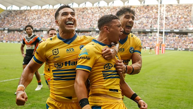 The Entertainers: Parramatta returned to the winner’s circle in fine fashion against the Tigers.