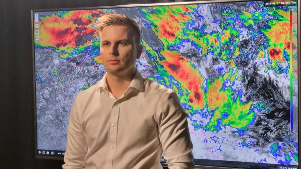 Meteorologist Harry Clark gives a weather update.