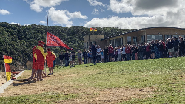 Port Campbell SLSC pauses for a minute's silence