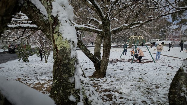 Heavy snow falls across the Blue Mountains and New South Wales Central West which could extend to Stanthorpe and the Granite Belt late Sunday night or early Monday morning.